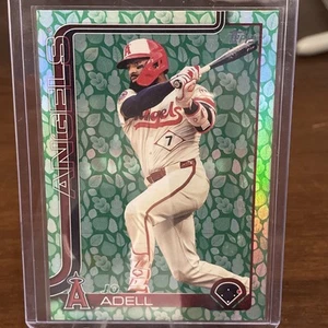 2025 Topps Series 1 Jo Adell Easter Foil Los Angeles Angels #85 - Picture 1 of 2