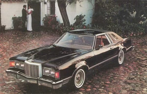 1977 Mercury Cougar XR-7 Postcard Dealer Penoyer Central Square,  NY  K10 - Picture 1 of 2