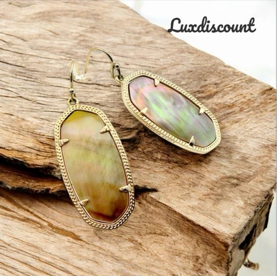 Pendientes colgantes de oro rosa de filigrana Kendra Scott Elle en bronce. Venta al por menor $80 Foto 1 de 4