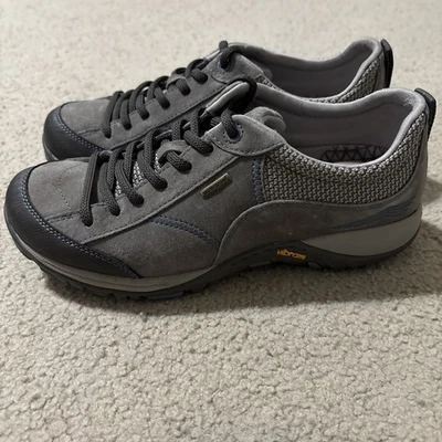 Dansko Women’s 7.5-8 Paisley Sneaker Shoes Waterproof Vibram Walking Casual Gray - Image 1 of 4