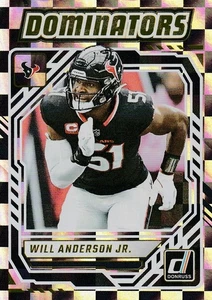 2025 Panini Donruss Will Anderson Jr Dominators #DOM-WAN Texans - Bild 1 von 2