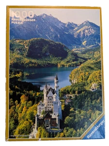 1988 Castello di Neuschwanstein Ravensburger Otto Maier Verlag puzzle 1000 pezzi - Foto 1 di 3