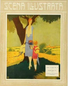 Scena Illustrata Arts Literature Music Theatre Walkers 1932 - Picture 1 of 1