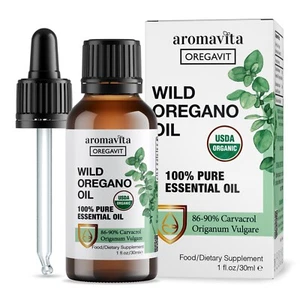 OLIO ESSENZIALE BIOLOGICO SELVATICO DI OLIO DI ORIGANO ORIGINE GRECA 100% PURO CERTIFICATO - Foto 1 di 10