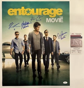 Entourage Cast Autografo Firmato 16x20 Film Tv Show JSA Grenier, Dillon, Plus - Foto 1 di 5