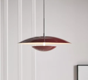 Ceiling light Pendant John Lewis Duomo LED Deep Red, White, Silver RRP £125 - Picture 1 of 6
