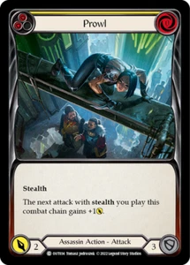 Prowl (Yellow) common Outsiders Flesh and blood Tcg NM - Picture 1 of 1