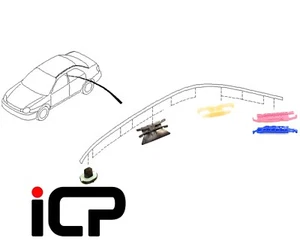 Genuine Roof Trim Clip Set Fits: Subaru Impreza Saloon 00-07 WR1 RB320 Spec C RA - Picture 1 of 7