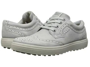 ECCO Wingtip Casual Hybrid Golf Shoe 1520140137 Concrete Size 13 men's - Picture 1 of 7