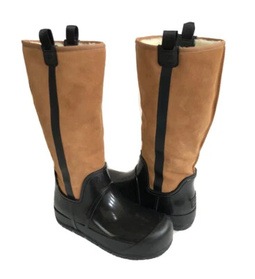 UGG RAINCLOUD TALL CHESTNUT WATERPROOF RUBBER RAIN BOOTS US 11 / EU 42 / UK 9 - Image 1 of 4