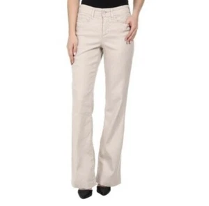 NYDJ Not Your Daughter's Jeans 14P Wylie Linen Trousers Sand Dollar Beige NWT - Picture 1 of 6