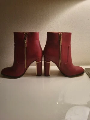 Brand New Calvin Klein Red Karlia Booties, size 9 - Image 1 of 4