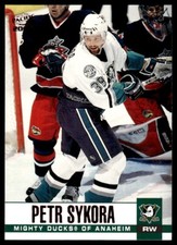 2003-04 Pacific Red Petr Sykora R29 Anaheim Mighty Ducks #10