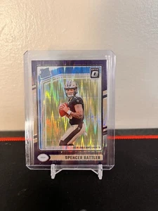 2024 Panini Donruss Optic - Rated Rookie Spencer Rattler Purple Shock #289 (RC) - Picture 1 of 2