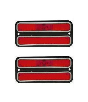 68-72 CHEVY TRUCK PICKUP C10 C20 C30 K10 K20 LED REAR RED SIDE MARKER PAIR - Image 1 of 2