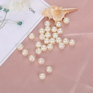 Garment Decorative Scrapbooking Sewing Clothing Dress Accessories Pearl Buttons - Picture 1 of 14