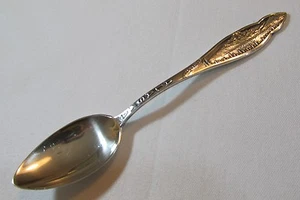 Cucchiaio souvenir ALASKA argento sterling Mt. McKinley / Parco Nazionale di Denali BELLO! - Foto 1 di 11