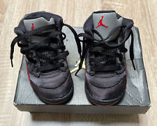 Baby Toddler Nike Air Jordan 5 Retro TD Black Red Shoes Kids Boys Size 7C