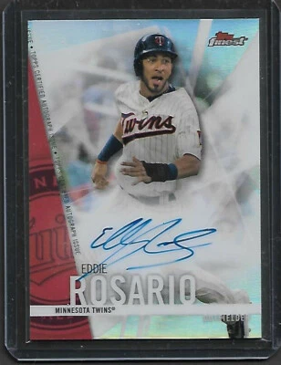Eddie Rosario 2017 Topps Finest FA-ER, autograph - Image 1 of 2