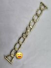 Vintage 50s 14k Yellow Gold Open Link 19mm Ladies Watch Band - 5 1/4 Inch