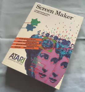 SCREEN MAKER - 1983 Atari 400/800 Computer Software BRAND NEW in SEALED BOX/NOS! - Picture 1 of 2