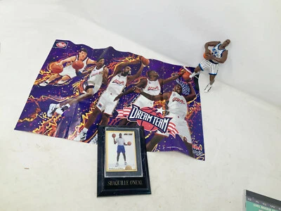 Shaquille O'Neal Set '92 Tarjeta sobre Placa, Figura, Póster Dream Team Foto 1 de 4