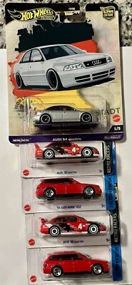 Hot Wheels Audi Lote (Premium Real Rider) (Fresco de Fábrica) (Retro Racer) ¡5 Coches!! Foto 1 de 4