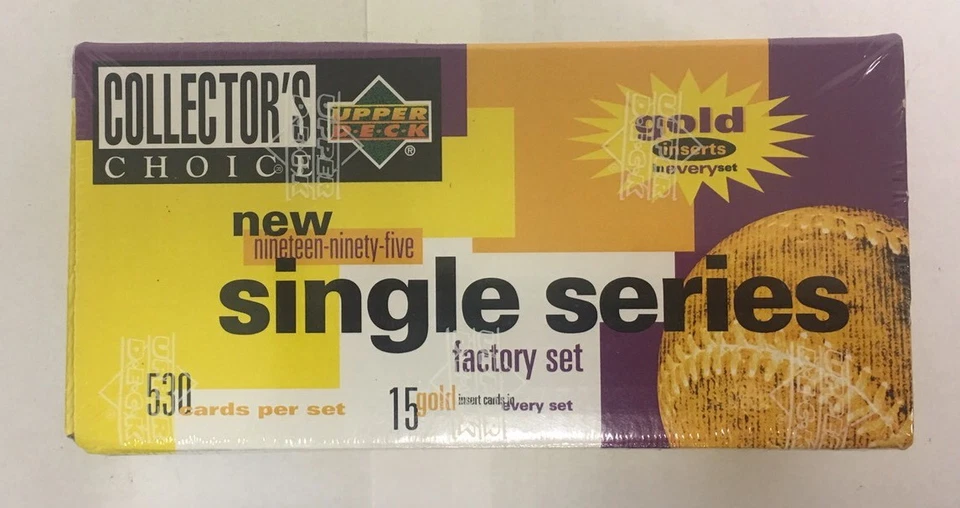 1995 Upper Deck Collector's Choice 545 卡棒球盒套装原厂封装 — 第 1/4 张图片