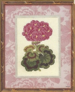 Anna Griffin Bucilla Counted Cross Stitch Kit Sunshine's Geranium 8 x 10 2003 - Picture 1 of 5