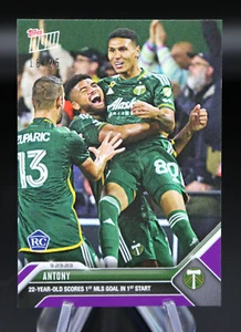 2023 Topps Now MLS ANTONY #203 Purple /25 Rookie RC Portland Timbers SP /309 ⚽️ - Picture 1 of 3