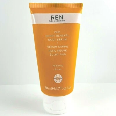 Suero corporal REN Skincare AHA Smart Renewal tamaño de viaje de lujo 1,7 oz 50 ml  Foto 1 de 3