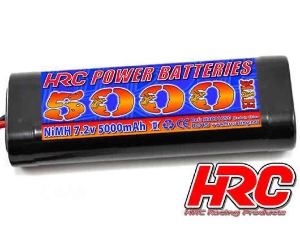 HRC Racing Akku 6 Zellen HRC Power Batteries 5000 NiMH 7.2V 5000mAh Stick Ultra  - Bild 1 von 1