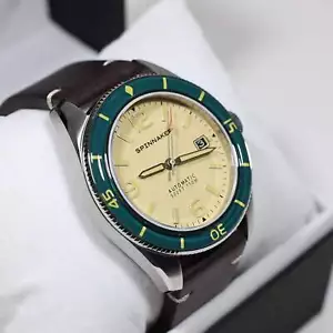 Spinnaker Fleuss Automatic Cream Dial Stainless Steel Case Men's Watch SP-5055-0 - Picture 1 of 9