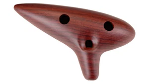 New 12-Hole Alto C Ocarina Flute With Quality Wood Grain Simulated Craftsmanship - Picture 1 of 5