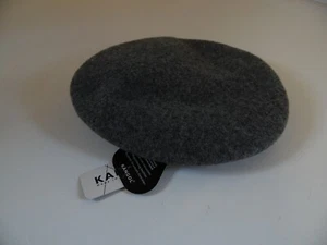 KANGOL Seamless Wool 502 Gray Ivy Flat small Cap Hat NEW with tags - Picture 1 of 5
