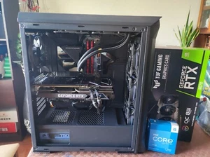 Desktop Gaming X B760 i5-13600kf 32GB 512gb RTX 3070 Liquid cooler Nox Hummer - Photo 1/11