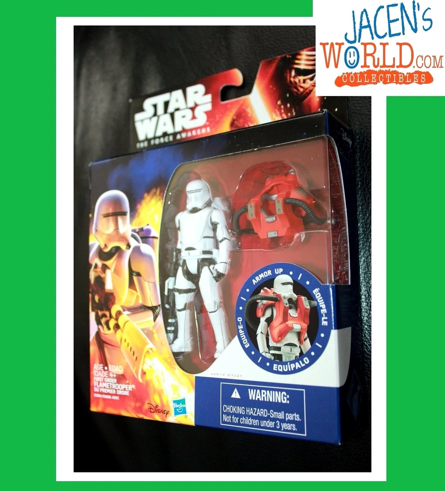 Flametrooper Star Wars 3.75" Action Figure Wave 1 Armor up Series - Image 1 of 1