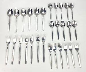 SCC Edelstahl Holland Besteck Vintage MCM Lot 29 Teile Set - Bild 1 von 7