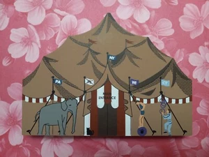 Vintage 1997 Cat’s Meow Village Circus Series Big Top Wooden Building Retired - Picture 1 of 6