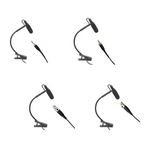 Instrument Microphone Condenser Clip 2.7M Metal Flexible for Horns Saxophone - Picture 1 of 13