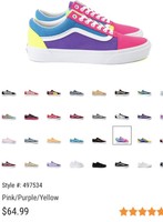 vans old skool neon color