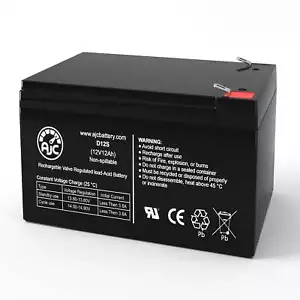 Kid Motorz Hummer H2 Yellow '0186 12V 12Ah Ride-On Toy Replacement Battery - Picture 1 of 6