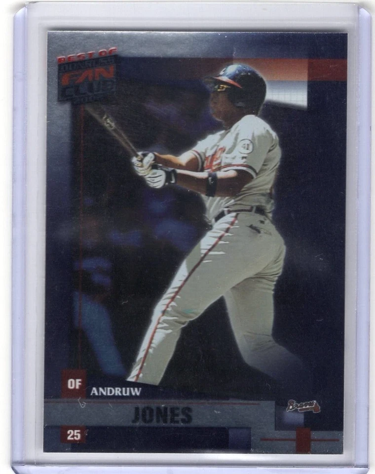 ANDRUW JONES 2002 Donruss Best of Fan Club #60 - BRAVES - Image 1 of 1