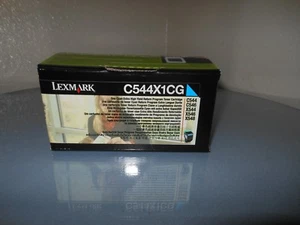 Lexmark C544, C546, X544 X546 X548 Cyan Extra High Yield Cartridge New! C544X1CG - Picture 1 of 1