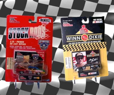 Lot of 2 NASCAR Die-Cast Cars – Stock Rods Skittles #36 & Winn-Dixie #60 Racing  - Image 1 of 3