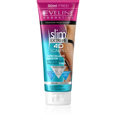 Eveline Slim Extreme 4D 250ml Serum Scalpel Turbo Body Cellulite Reducer Extreme - Image 1 of 4