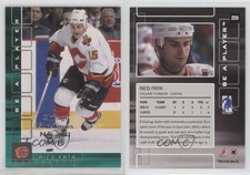 2001-02 ITG Be A Player Memorabilia Emerald Chicago Sun-Times Nov /10 Rico Fata