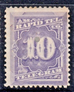 US SCOTT # 1T4 RAPID TEL 10 TELEGRAPH 1881 OG H H1888 - Picture 1 of 1