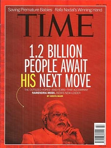 TIME VOL.183 NO.21 JUNE 2, 2014 NARENDRA MODI/ PREMATURE BABIES/ RAFAEL NADAL - Picture 1 of 1