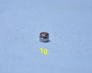 PESO CALIBRACIÓN CROMO M2 1 g - Imagen 1 de 1